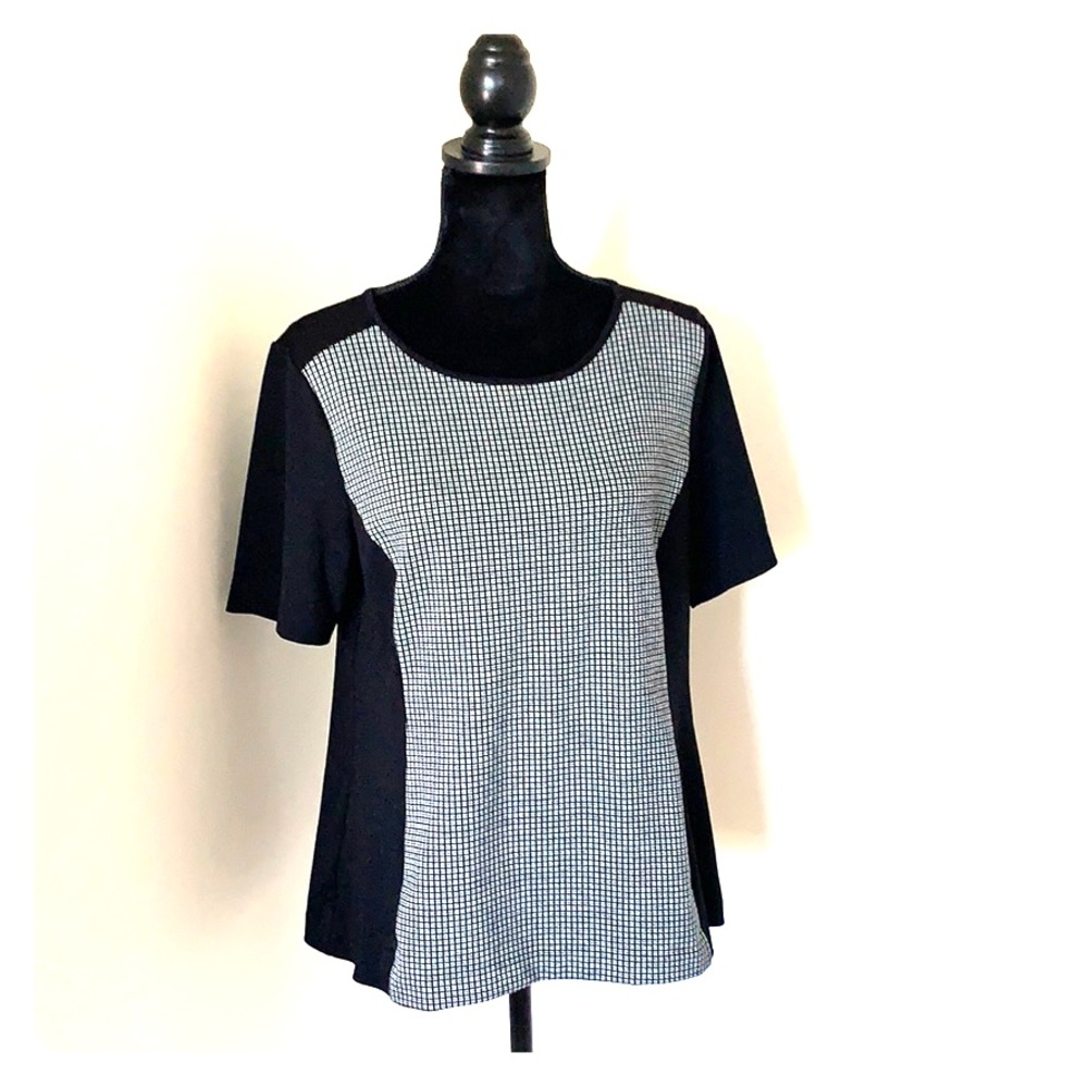 Ann Taylor Checkered Front Shirt